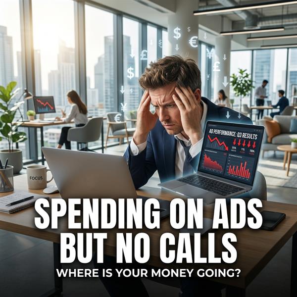 Spending on ads but no calls